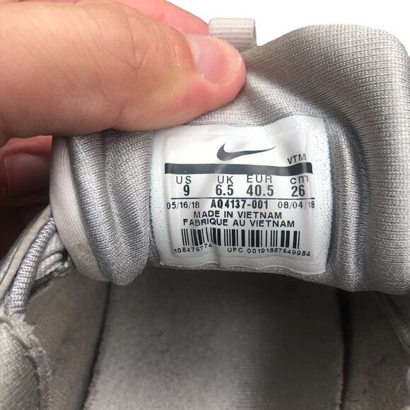 Rare 2018 Nike Air 97 Vast Grey Metallic Gold Size 9 - Picture 4 of 16